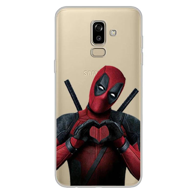 ciciber Phone Case for Samsung Galaxy J5 J6 J7 J8 Soft Cover J4 J3 J2 J1 Prime Core Plus 2016 2017 2018 Deadpool |