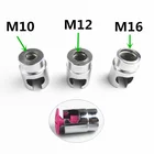 Автомобильный переходник из алюминиевого сплава для ремонта вмятин, наконечники для скользящего молота и вытягивающего стержня M10 M12 M16