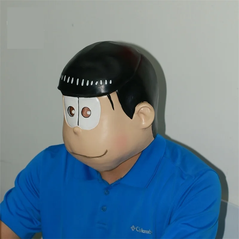 Аниме Косплей osomatsu san kun High Q твердые латексные Вечерние Маски очки