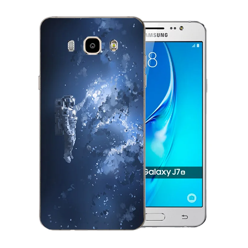 5.5 inch For Samsung Galaxy J7 2016 Phone Case Silicone Space World Pattern for J710F J710H J7108 J7109 Matte Full Protect Shell |