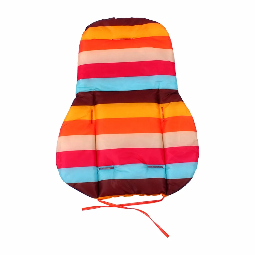 1 шт полосатые вкладыш детская коляска мат Радуга Цвет утолщенная мягкая подушка