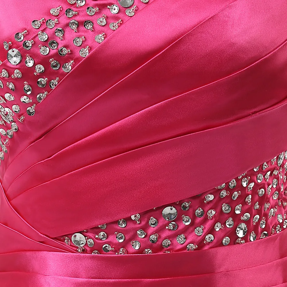 Ruthshen Дешевые Новые длинные серебряные платья русалки без бретелек с бисером для