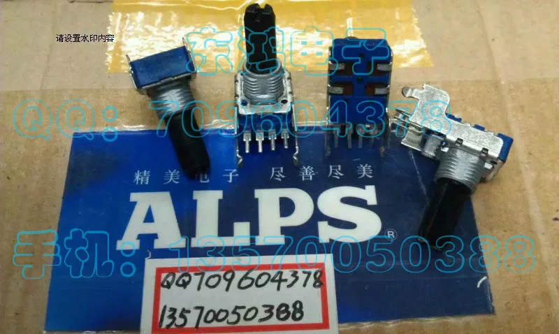 

2 шт./лот. Тип потенциометра ALPS RK11 1064A, 439M, 10K, 18 мм оси, количество винтов увеличивается ..