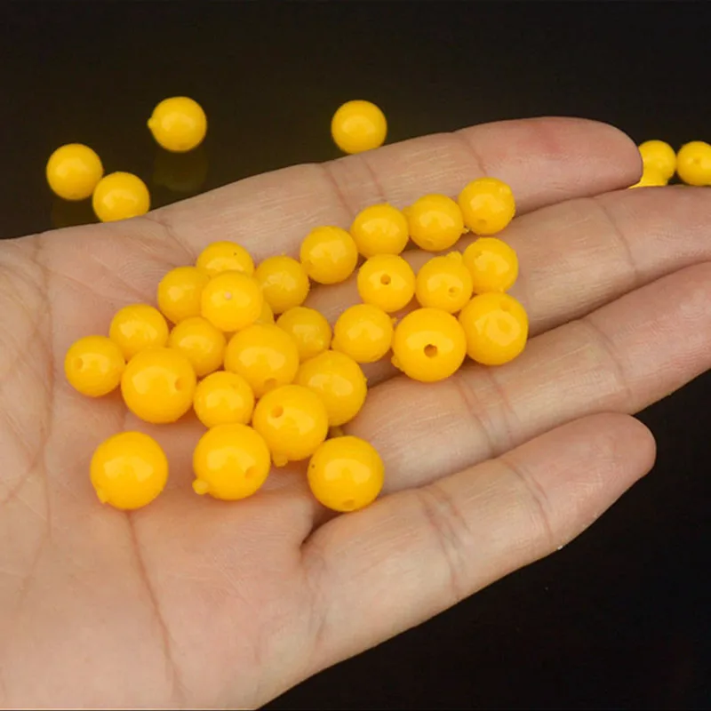 

Float Ball Fishing Lures Yellow Fragrant Sweet Soft Bait Corn Smell 8mm/10mm/14mm Semi-Floating Artificial Lures Lot 20 Pieces