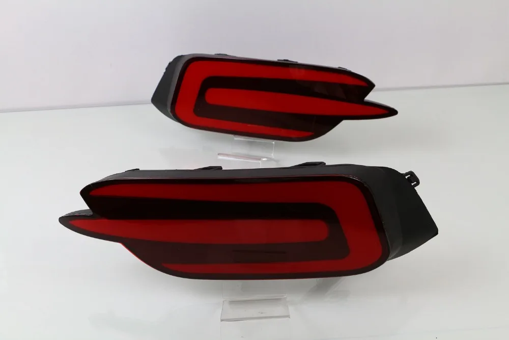 Автомобильная проблесковая 2 шт. для Honda Civic 2016 2017 2018 светодиодный DRL задний бампер