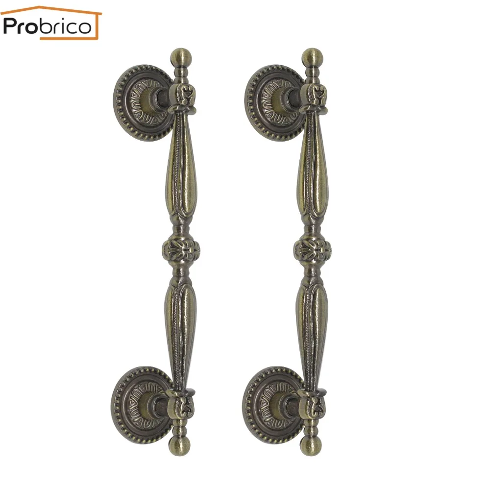 Probrico винтажные дверные ручки шкафа ящика для ретро мебели античная бронза шкаф