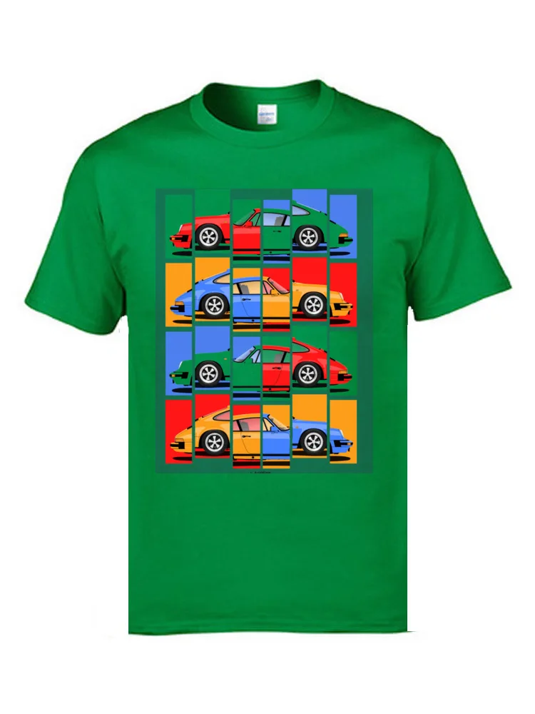 Japanese JDM T-Shirts Car Styling Cool Men's T Shirt Plus Size Europe Tshirts Top Quality Brand Clothing Shirts Cotton Tee-Shirt - Цвет: Зеленый