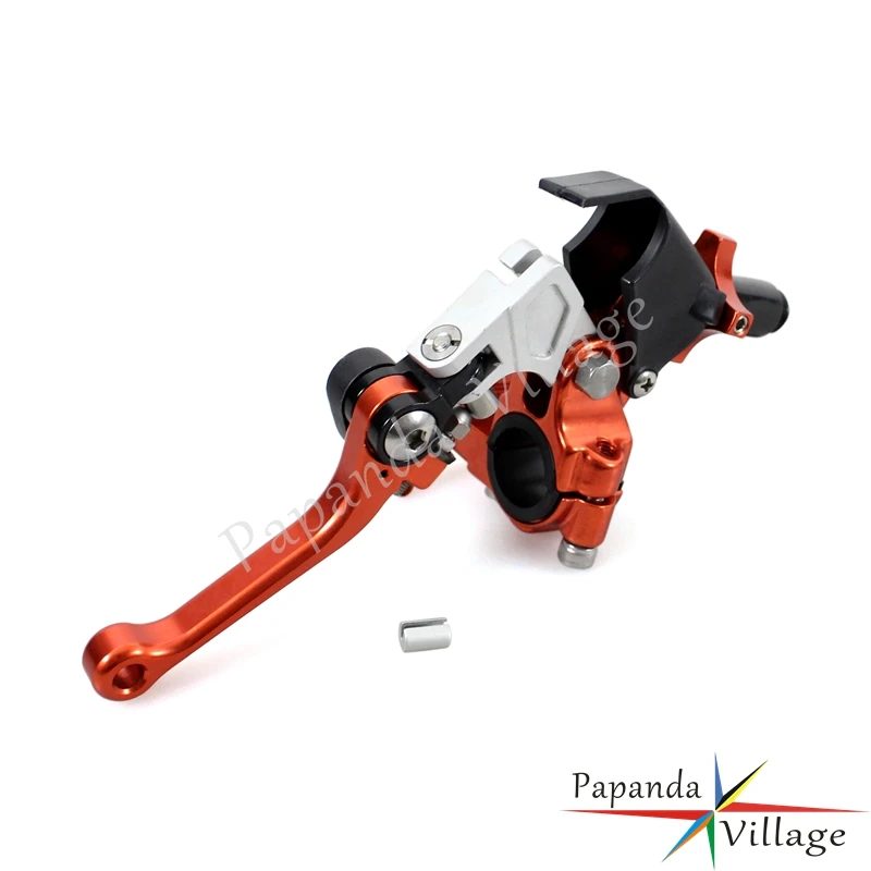Papanda мотоцикл оранжевый 7/8 &quotРегулируемый складной рычаг сцепления для Kawasaki KX65 80