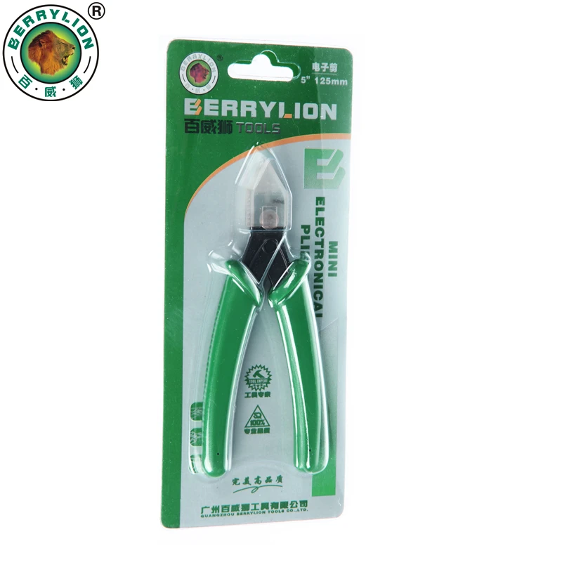 BERRYLION 5 ''/125 мм электрика плоскогубцы диагональные плоскогубцы для резки электронных компонентов многофункциональные ручные инструменты