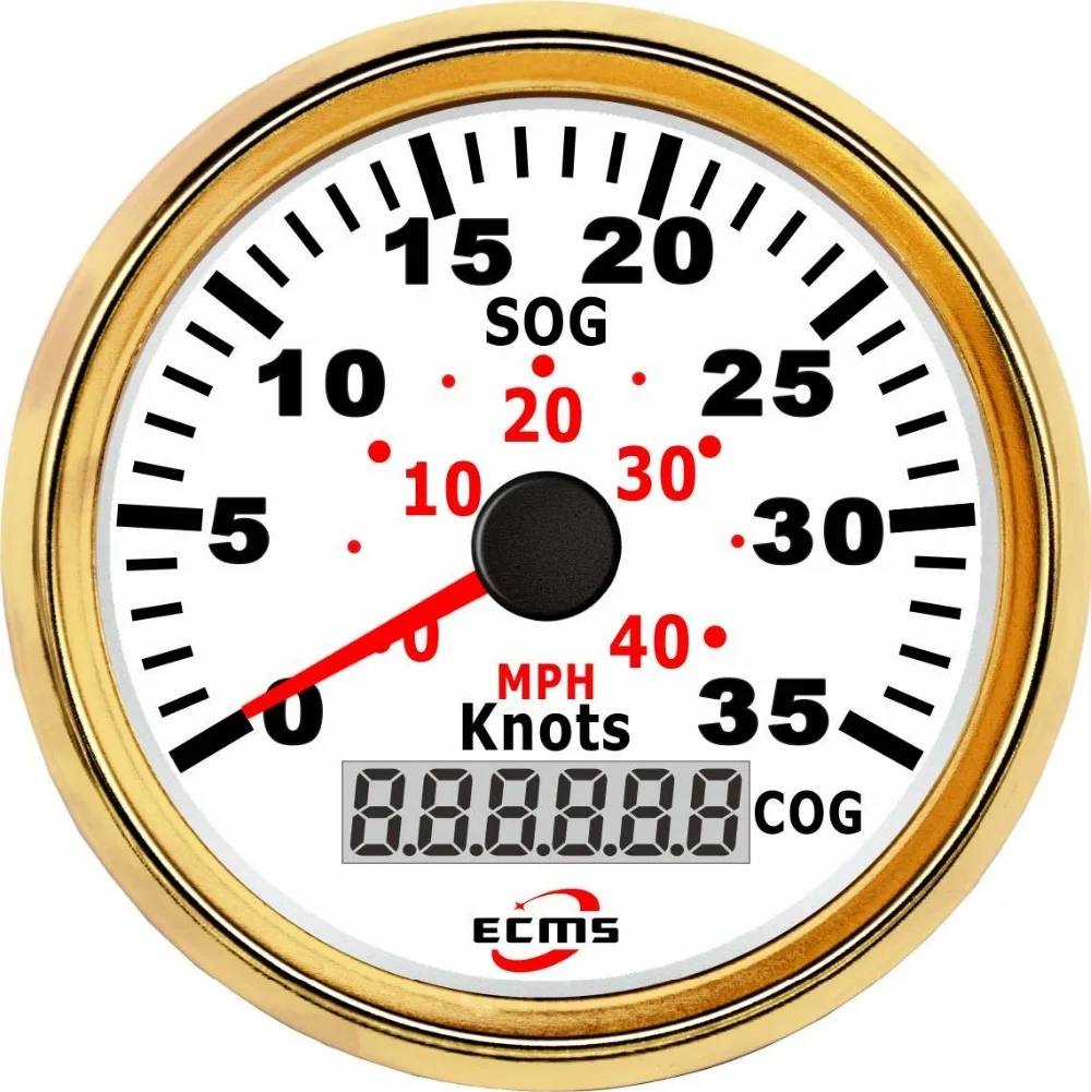 Морская лодка яхта авто грузовик цифровой спидометр измеритель скорости 85 мм 35