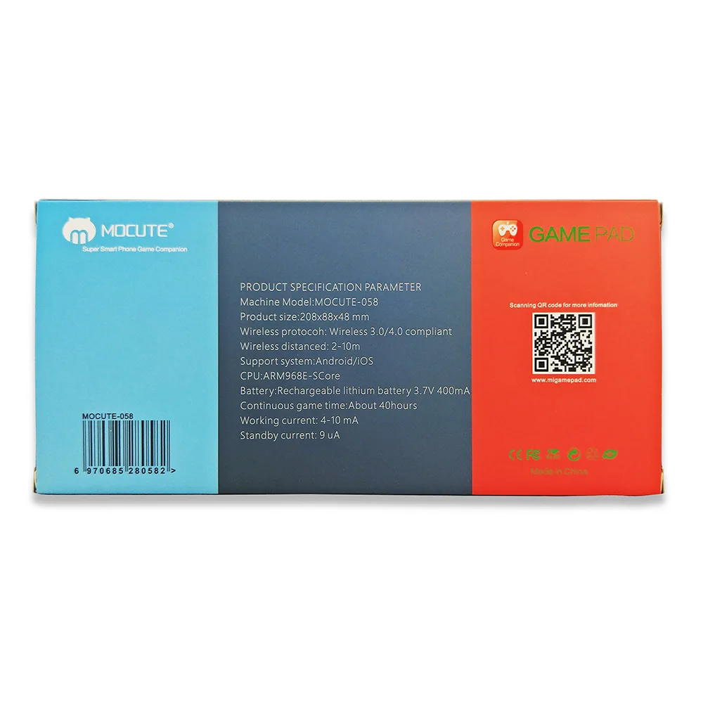 Mocute 058 беспроводной геймпад Bluetooth Android джойстик VR Телескопический игровой