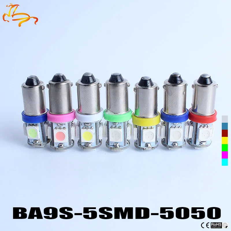10X T11 BA9S 5 SMD 5050 Светодиодный Светильник лампы 5SMD T4W 1445 Q65B H6W 182 53 57 автомобильные