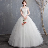 new bridal dress luxury wedding dresses flowers lace up ball gowns wedding dresses princess fl