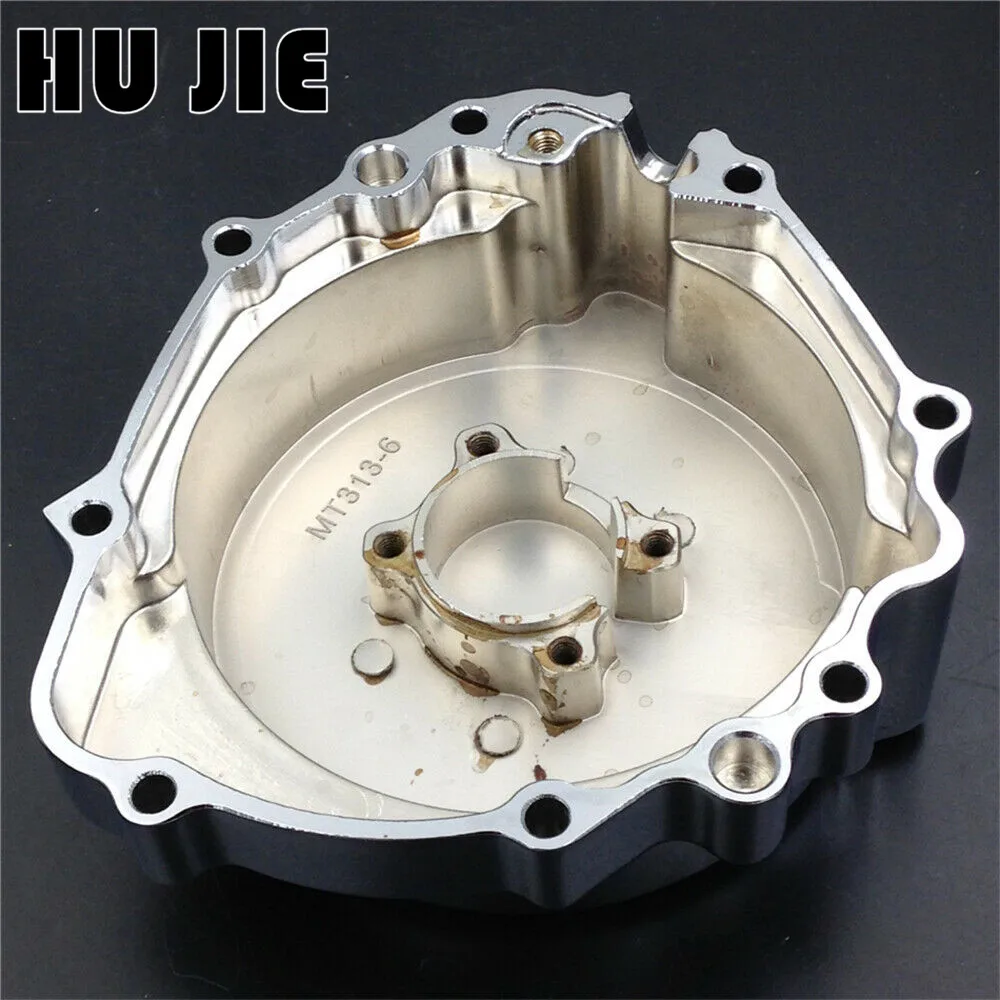 Для Honda CBR600RR CBR 600RR 2003 2004 2005 2006 мотоцикл черный двигатель статор Крышка хром Левая