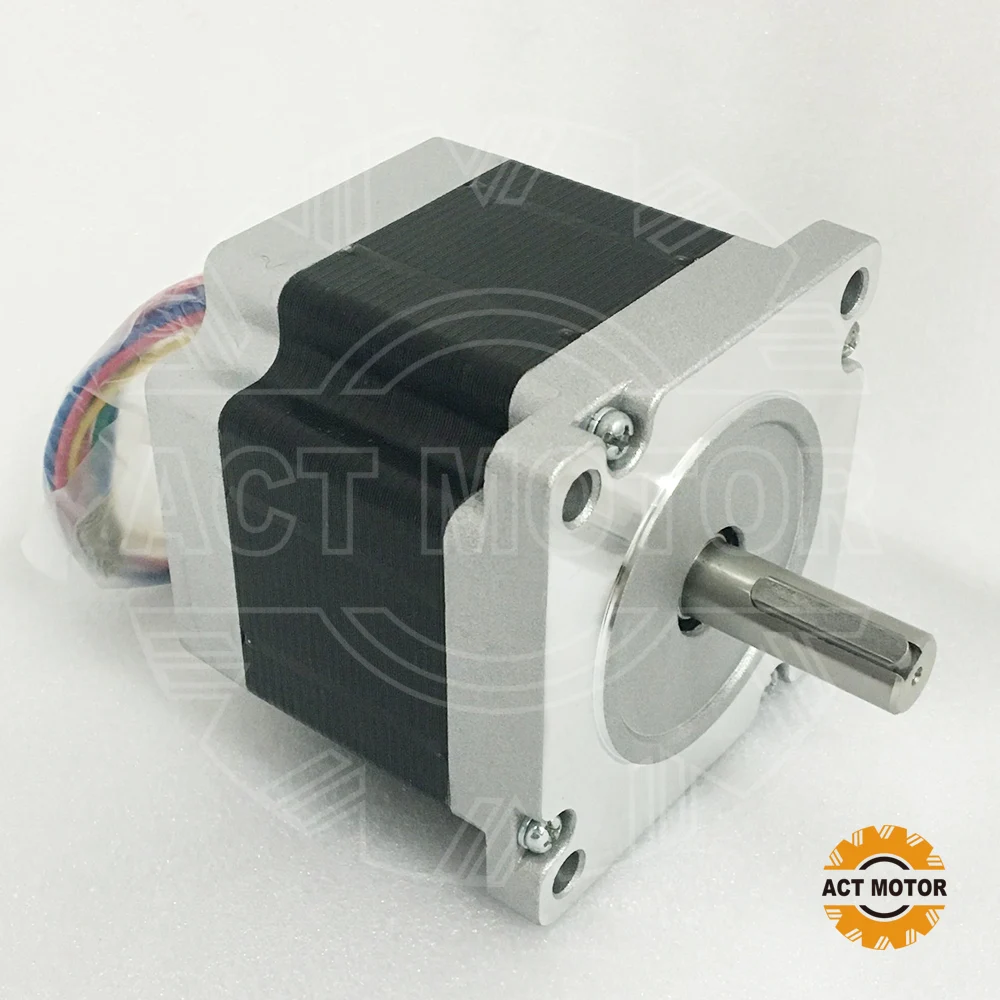 

Shipping from China!ACT Motor 1PC Nema34 Stepper Motor 34HS7440D12.7L34J5-5 710oz-in 78mm 4A 4-Lead 2Phase DE CA US JP Free