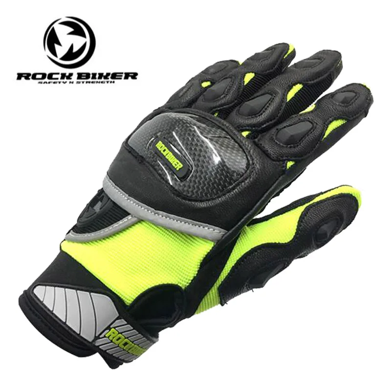 2018 New Summer Breathable Motorycle gloves motorbike glove of Sheepskin Carbon fiber Non-slip Wear-resistant can Touch screen | Автомобили