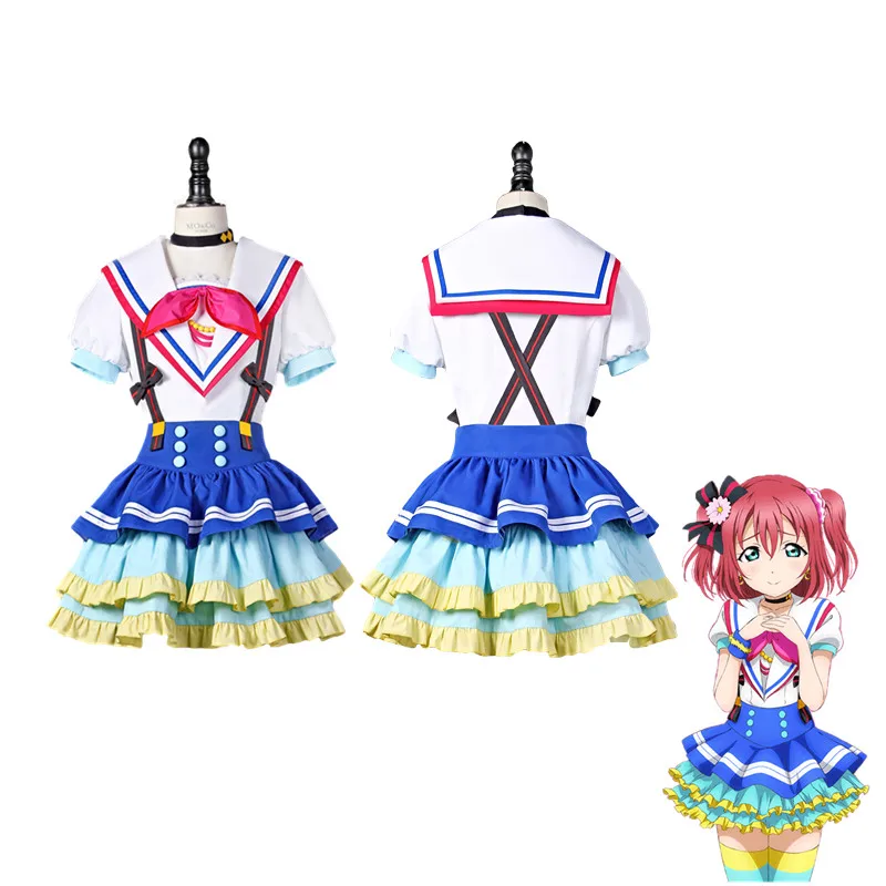 Аниме LoveLive Sunshine Aqours Косплей костюмы Love Live для женщин и девушек форма Kurosawa Dia Ruby Takami