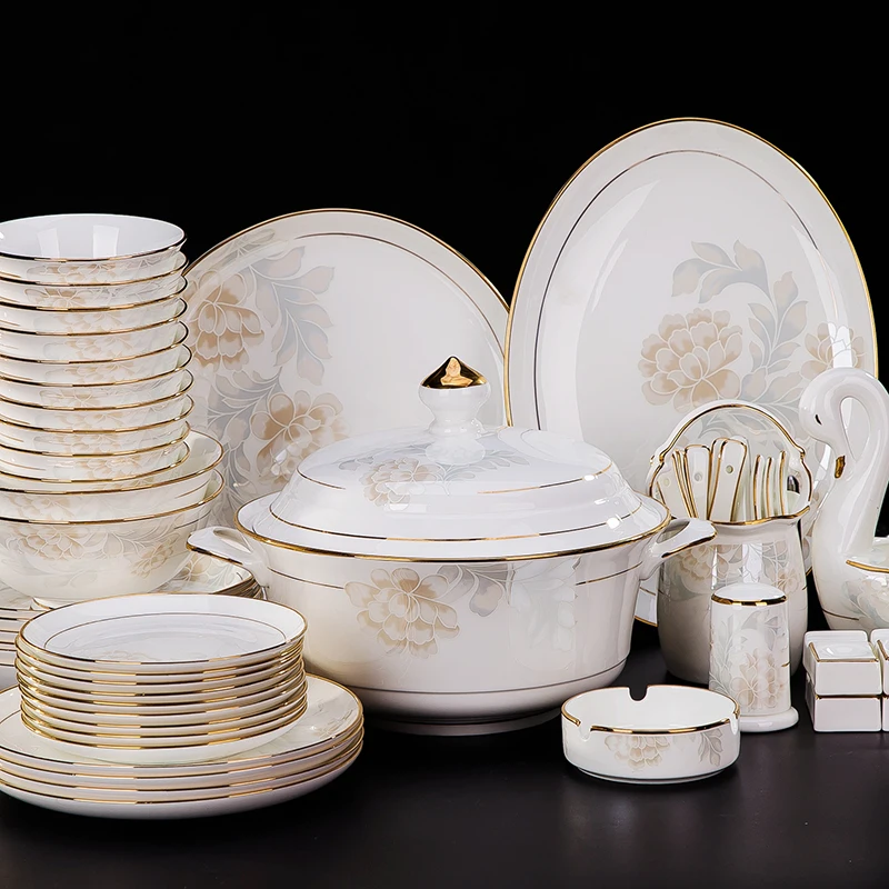 Керамика Jingdezhen ручная роспись 58 европейских подарков для дома посуда из