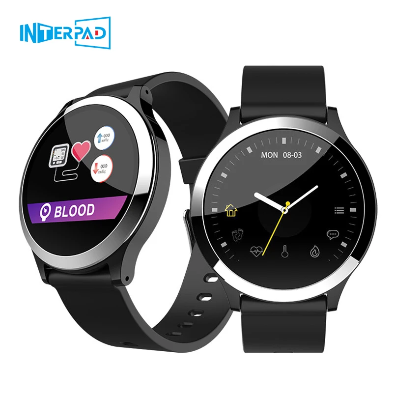 Смарт-часы Interpad на базе Android iOS с поддержкой ЭКГ PPG пульсометр для измерения