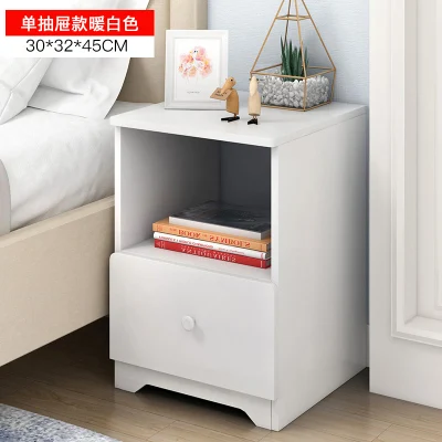 1 drawer-White Современная мебель для спальни тумбочки прикроватный шкаф для хранения простой многофункциональный ящик для хранения Маленький комод mx6241147 - Цвет: 1 drawer-White