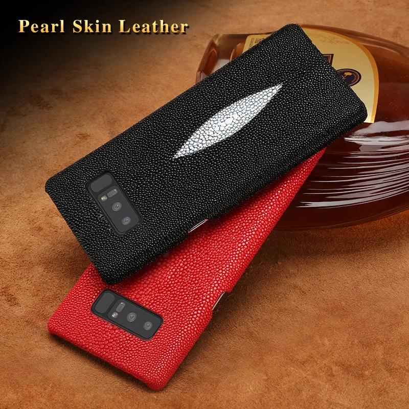 

JUNDONG brand mobile phone case pearl fish half a pack of mobile phone case For Samsung Note 8 phone case custom processing