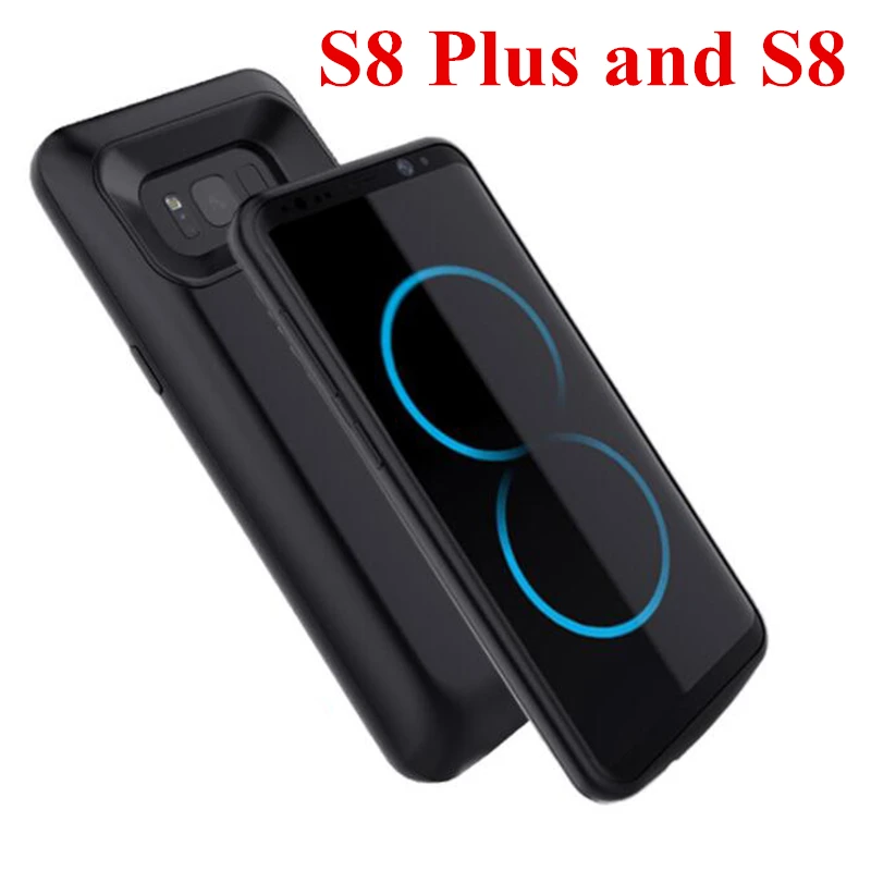 Чехол аккумулятор для Samsung S8 plus 5500 мАч Модный чехол зарядного устройства Galaxy s8
