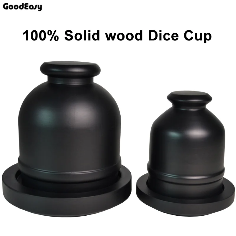 High end из цельного дерева чашка для игры в кости с подносом клуб приятный на ощупь