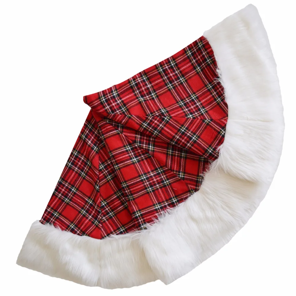 Бесплатная доставка очень большая 42 &quotРождественская елка юбка Лоскутная