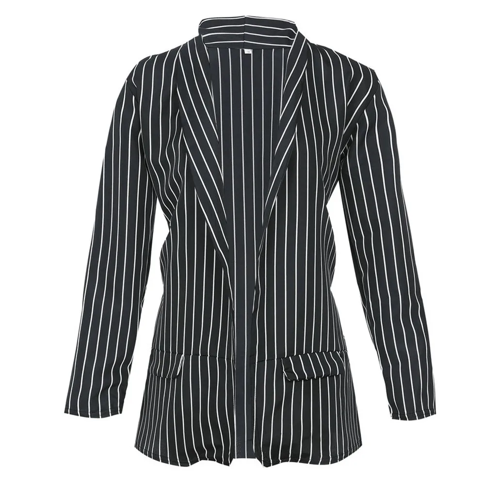 Стильная женская накидка с длинным рукавом полосатая Солнцезащитная рубашка