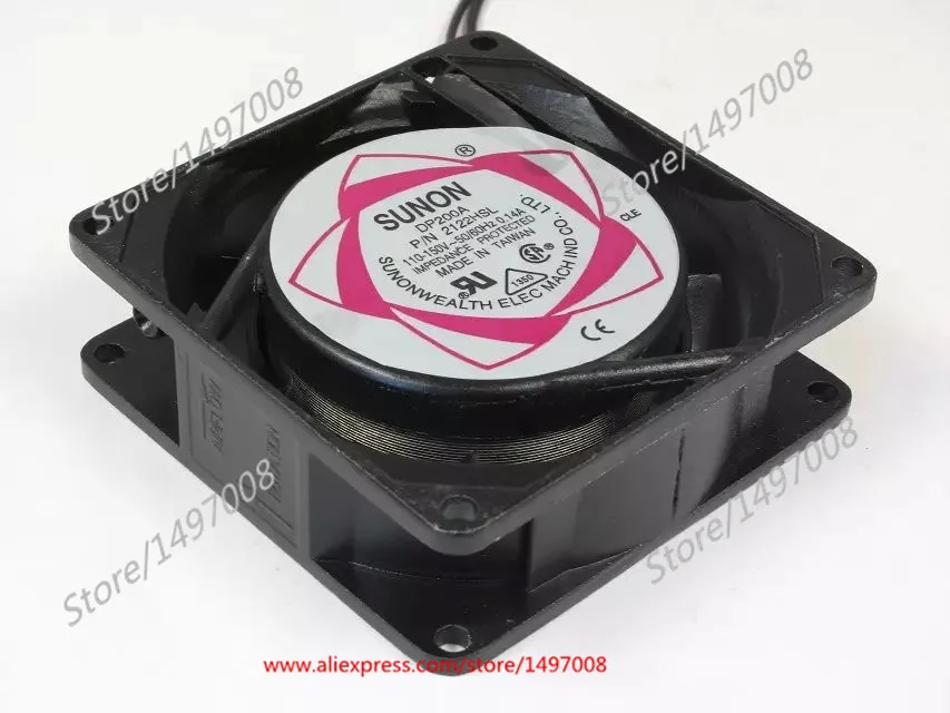 SUNON DP200A P/N 2122HSL AC 110-150V 0.14A 80x80x25 мм вентилятор охлаждения сервера
