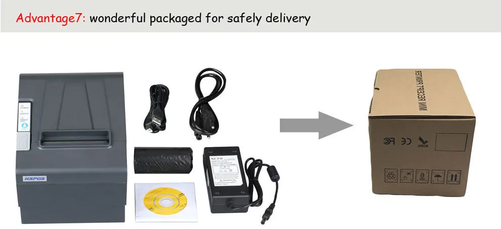 Дешевый 80 мм термальный POS принтер с автоматическим резаком бумаги USB порт арабский чековый принтер impressora termica для розничного бизнеса