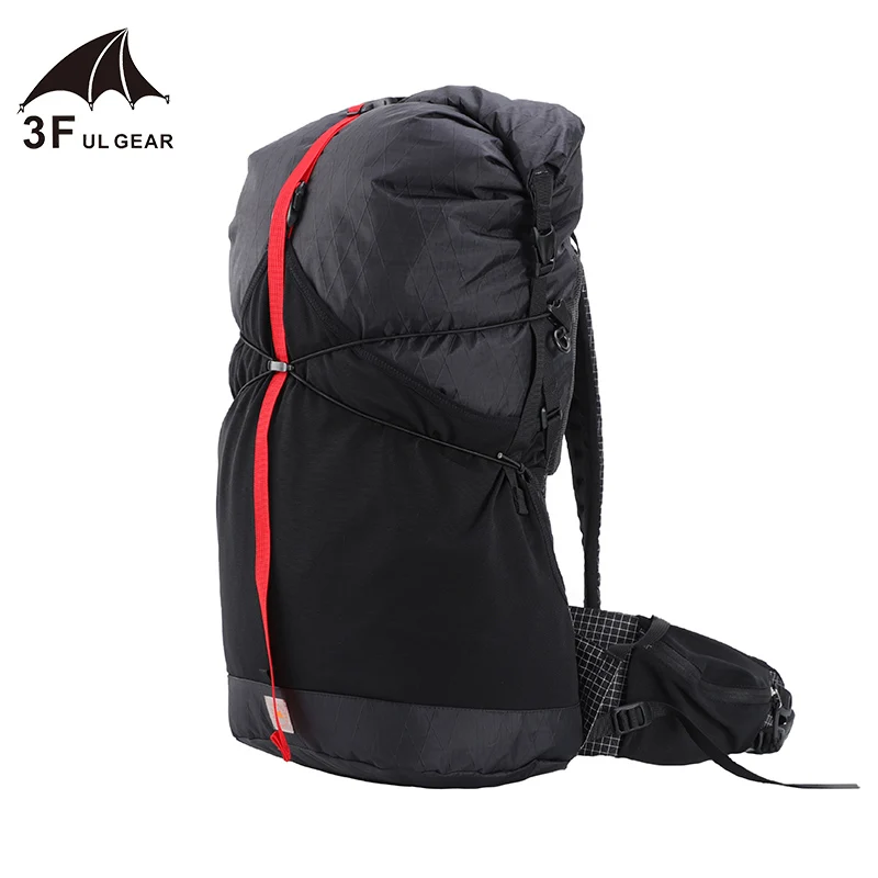 XPAC black L 3F UL GEAR 35L рюкзак XPAC/СВМПЭ материал легкий прочный путешествия Водонепроницаемый Кемпинг Сверхлегкий походный открытый - Цвет: XPAC black L