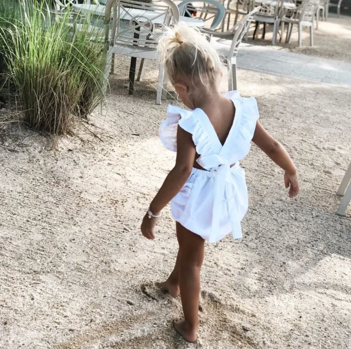 Лидер продаж 2018 Комбинезоны для маленьких девочек детские комбинезоны с