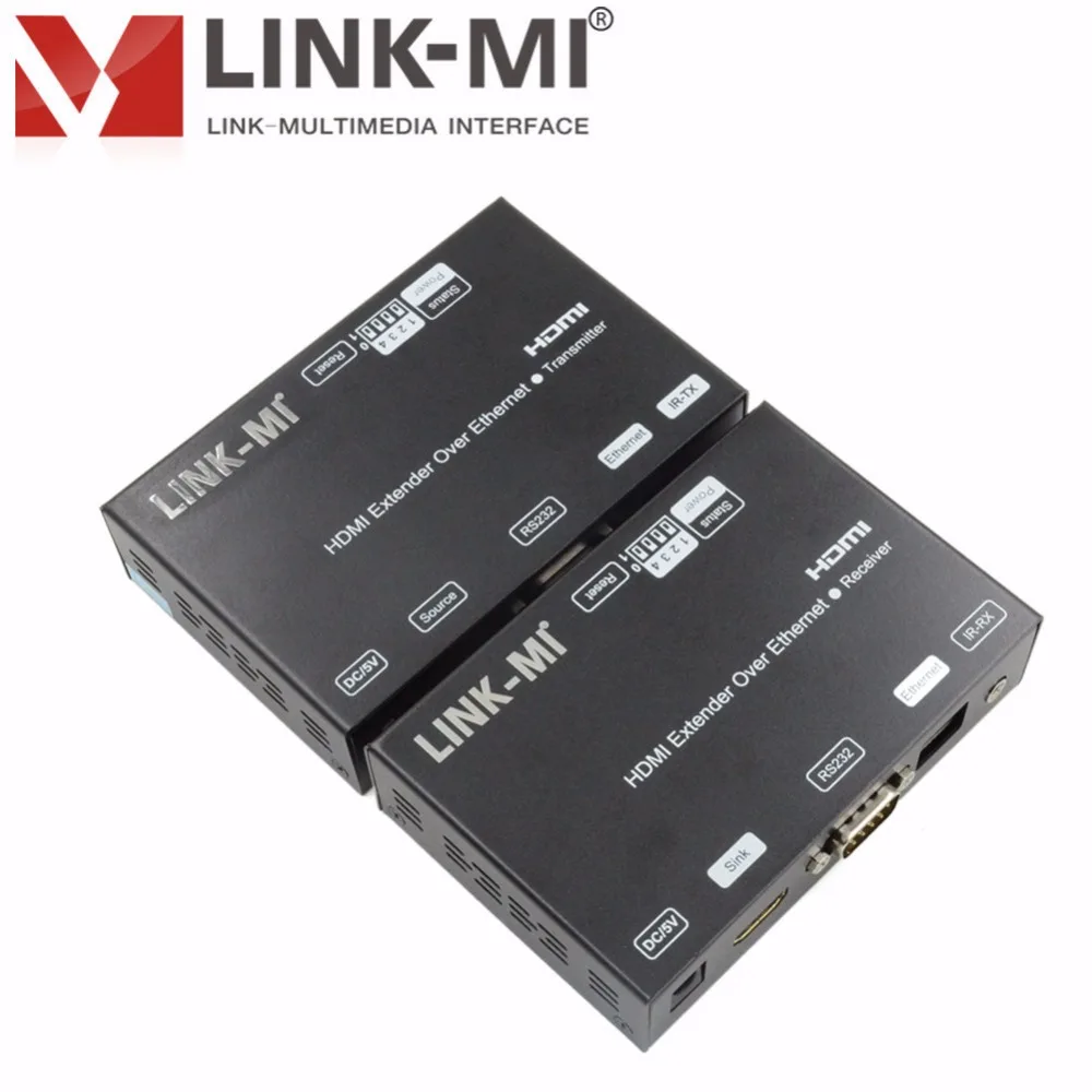 LINK-MI LM-EP25 аудио-видео HDMI удлинитель 120 м по одному Cat5e/6 UTP TCP IP с ИК Ethernet DIP