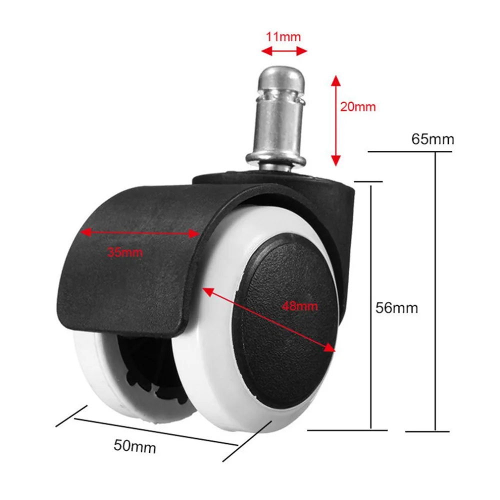 5 шт./компл. 2 дюйма Многофункциональный стул поворотный колпак экологический