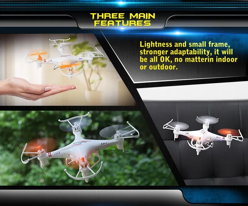 Skytech M62 M62R 2 4G 4CH RC вертолет UFO с мигающим светодиодным цветным светильник Ar.Drone Дрон