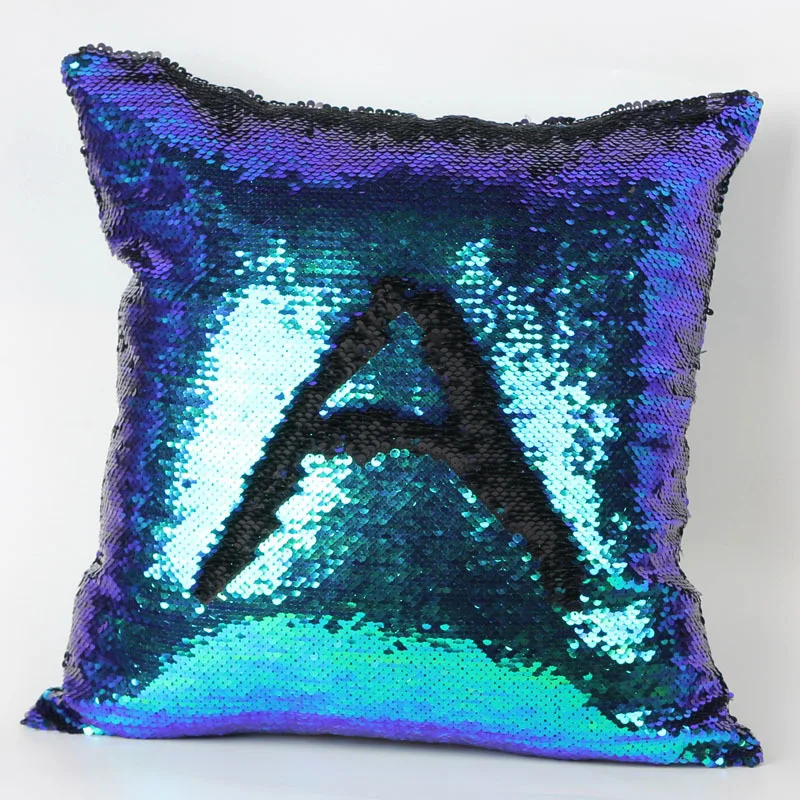 Чехол для дивана в двух цветах|sequin cushion|suede pillowcushion sequin |