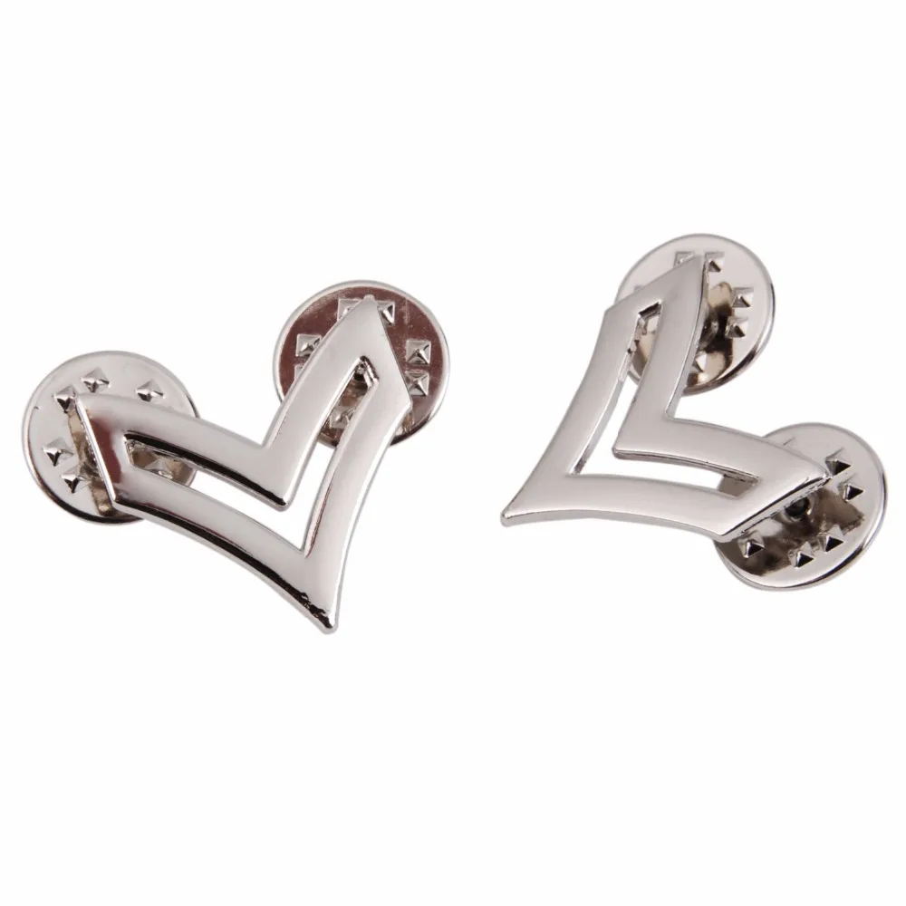 Пара армии США телесные приглушенный Металлический Воротник значок со званием |