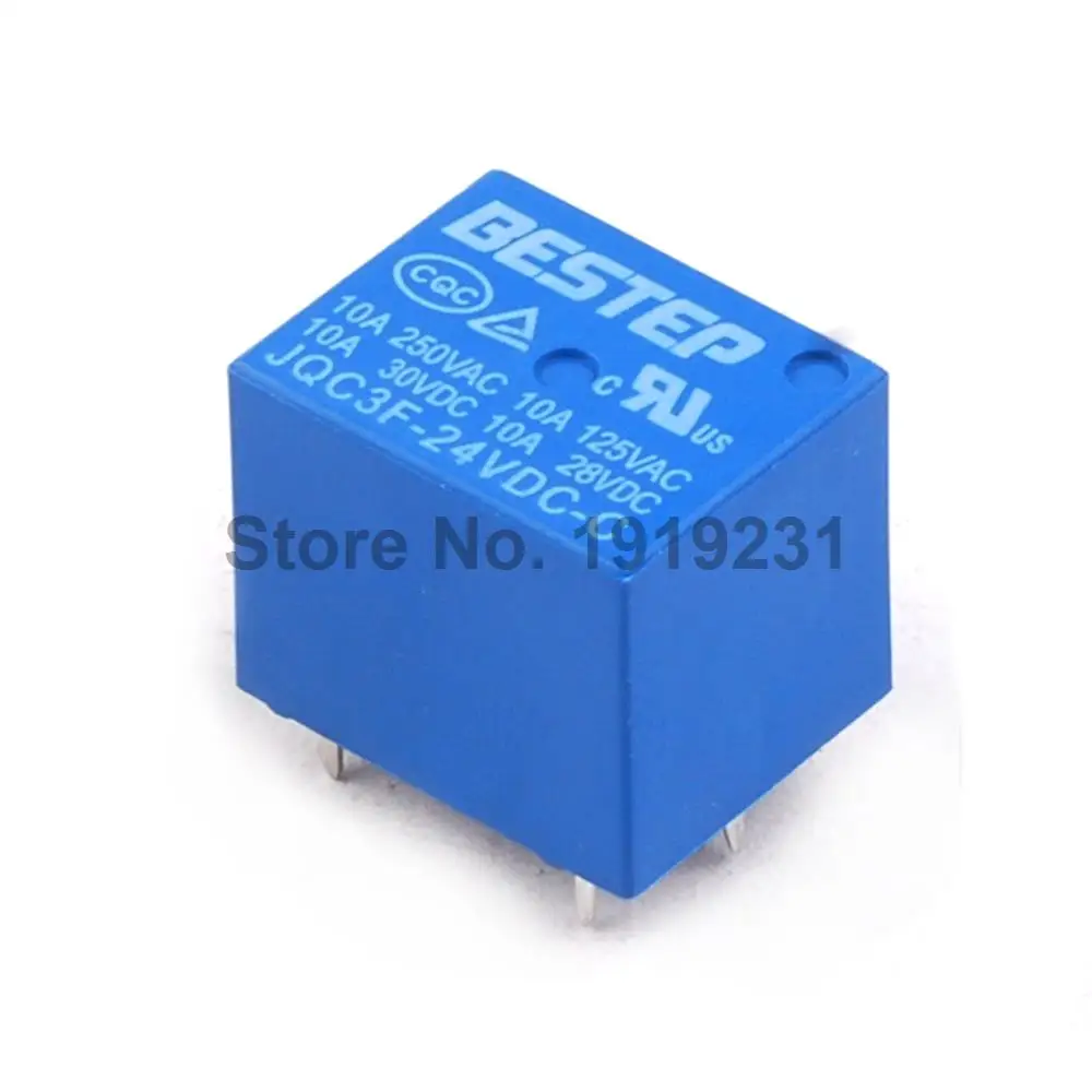 5 шт. BESTEP T73 24V Реле синего цвета| |