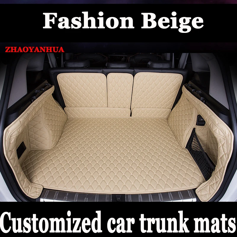 Custom fit car trunk mat for BMW X1 TPE+XPE Anti-slip leather styling tray carpet cargo liner |