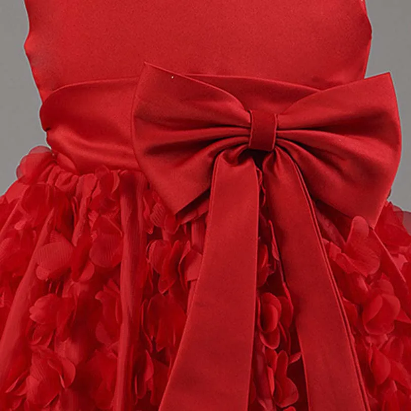 2017 Kids Pageant Dresses Cute Bow Baby Flower Girls For Party And Wedding Dress Bridesmaid Ropa De Ninas | Детская одежда и обувь