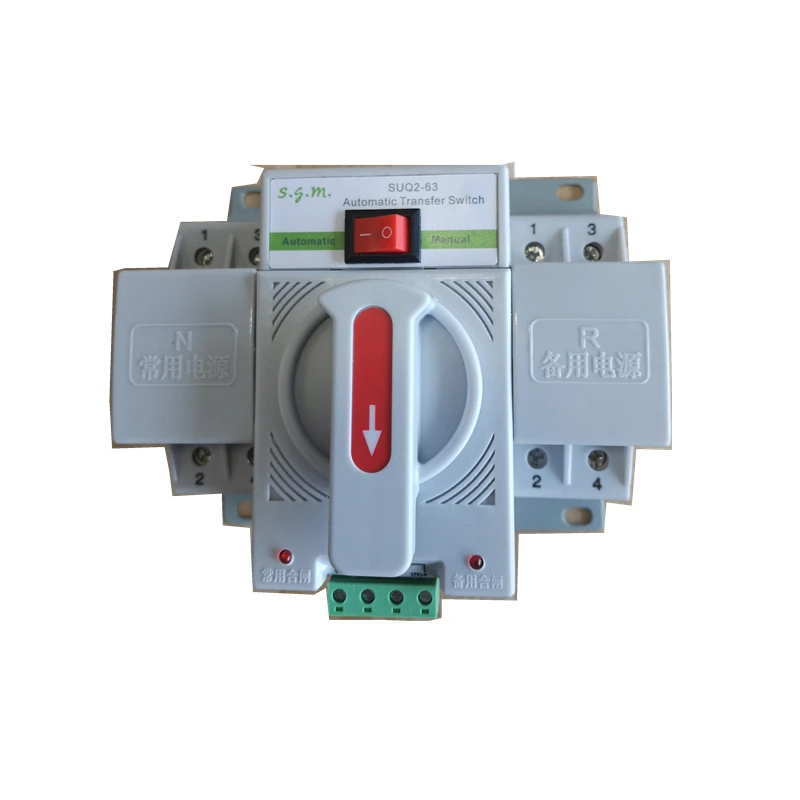 SUQ2 63 2P Mini Type Dual Power автоматический переключатель ATS 63a MCB|Выключатели| |