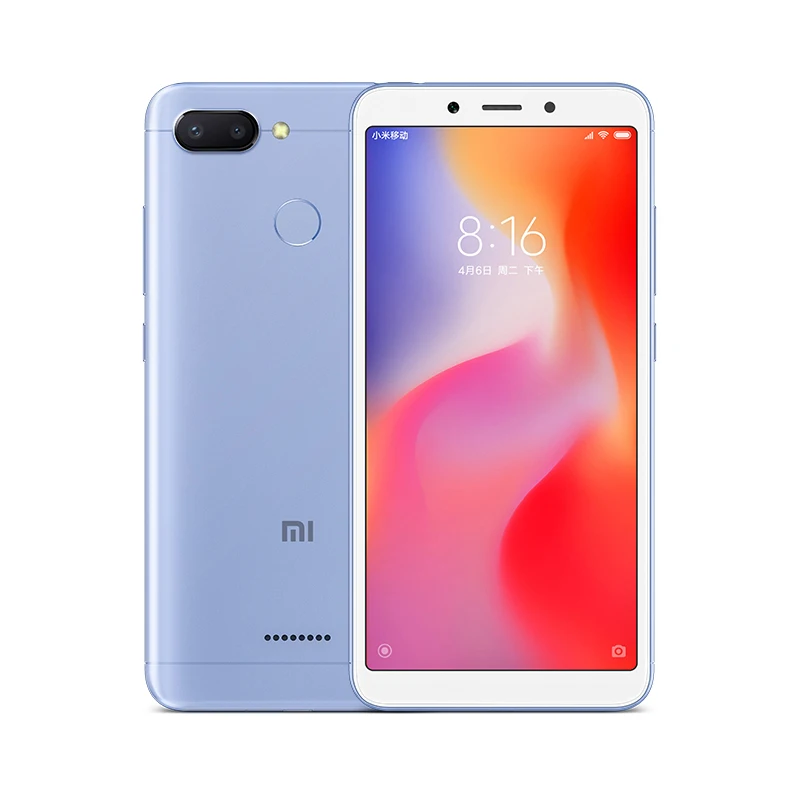 Xiaomi Redmi 6 с глобальной версией 4 ГБ 64 5 45 дюйма HD полный экран 18:9 мобильный телефон