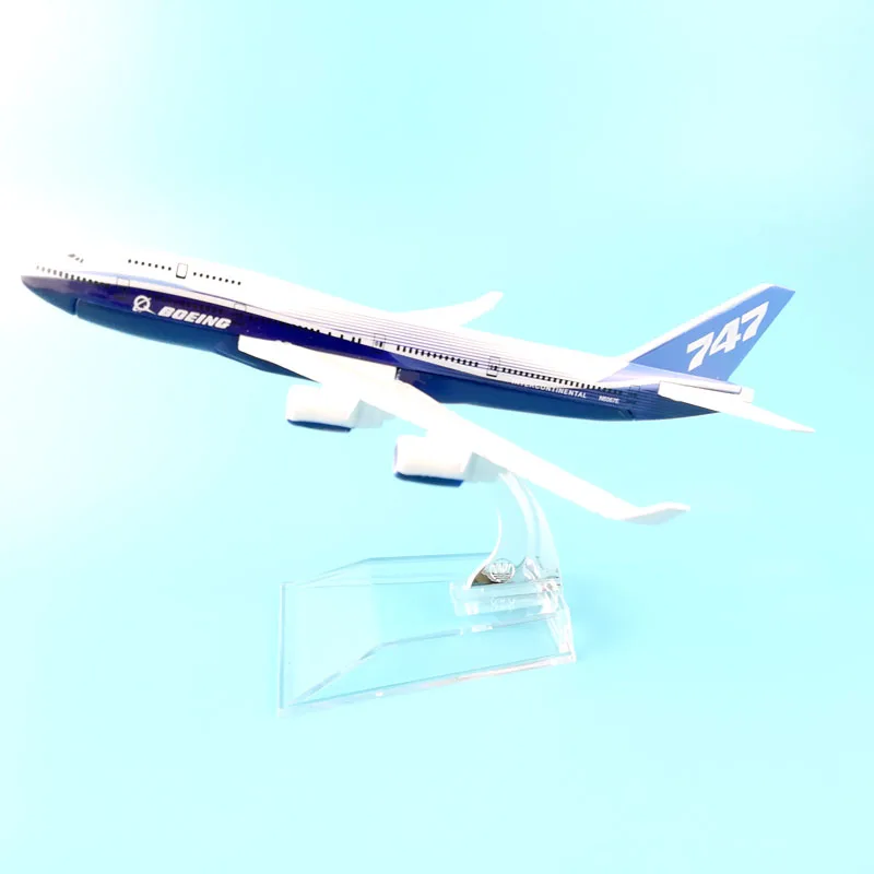 Бесплатная доставка 16 см модель самолета Боинг 747 фотосамолет подарок на день