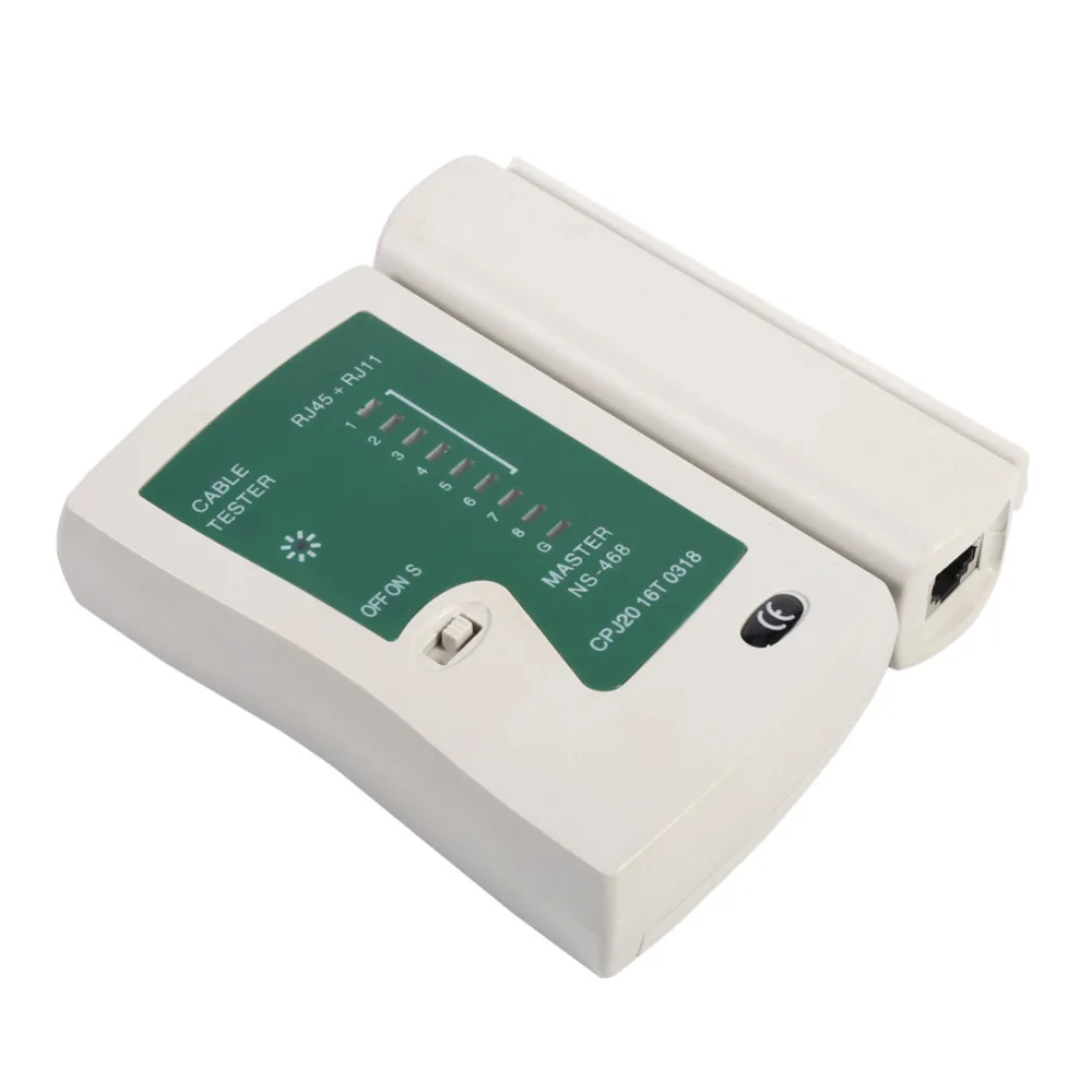 4 в 1 сетевой Кабельный тестер RJ45 RJ11 + обжимные плоскогубцы инструмент для