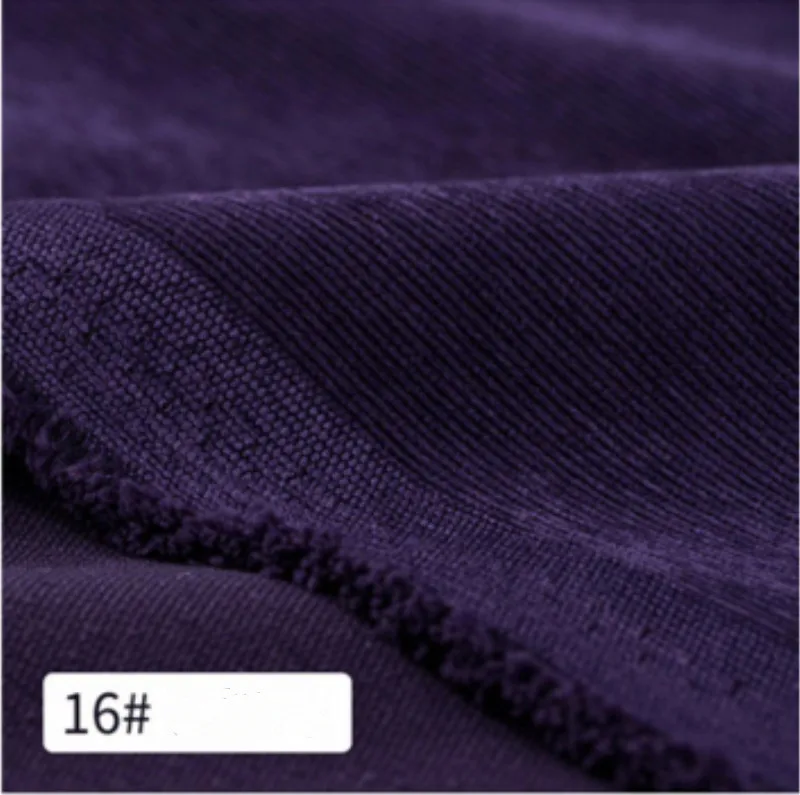 color 16 dark purple 1 метр, 21 парча, полиэстер, вельвет, рубашка, ткань, одежда, брюки, диван, ткань, ручная работа, подушка, швейный материал, T516 - Цвет: color 16 dark purple