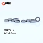 MR74ZZ ABEC-1 (500 шт.) 4X7X2.5mm Миниатюрные шарикоподшипники WML4007ZZ L-740ZZ