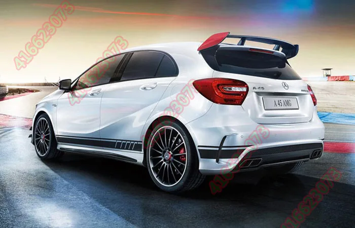 Fit for Mercedes-Benz A180 A200 W176 A260 A45 AMG carbon fiber rear spoiler wing Material: High Quality-Carbon Pac | Автомобили и