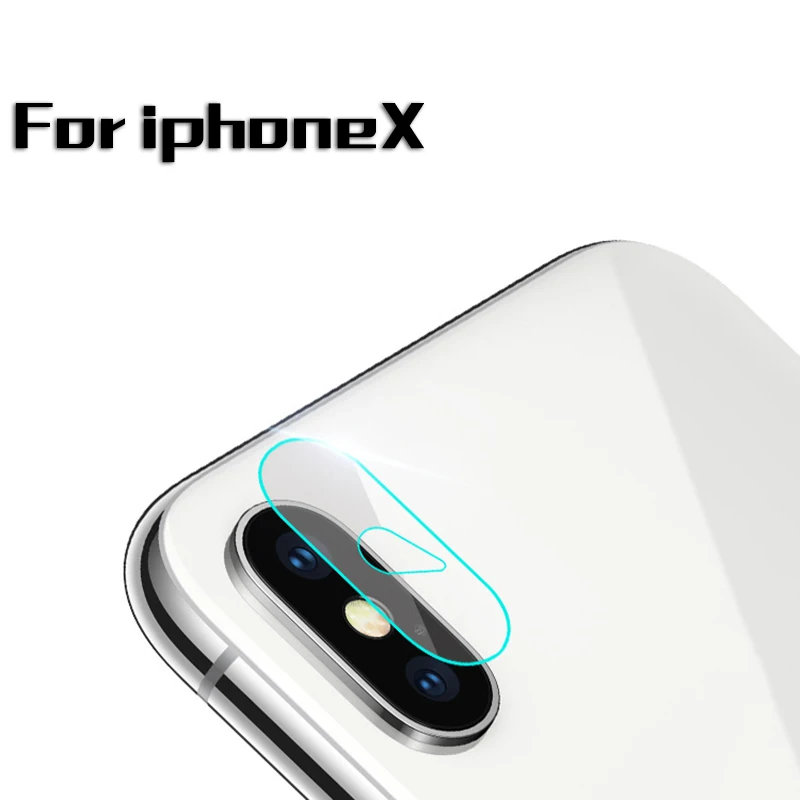 Zerosky 2 шт. Защитное стекло для объектива камеры iPhone x закаленная пленка задняя