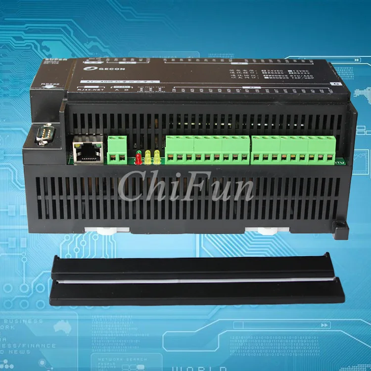 4PT100 температурный 11AI аналоговый вход 16 канальный цифровой Modbus Ethernet IO модуль + 16DI |